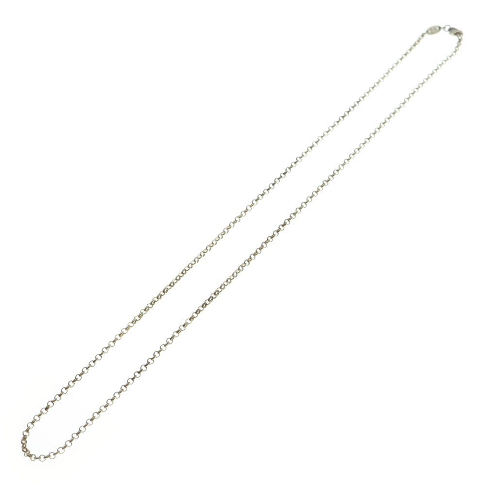 CHROME HEARTS(クロムハーツ) NECKCHAIN R20 ロールチェーンネックレス 20inch シルバー BCA084