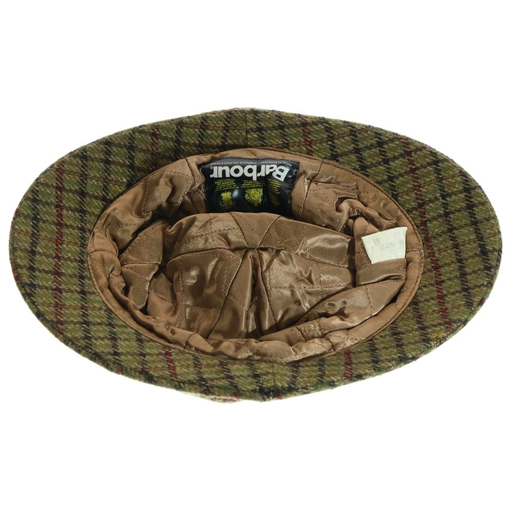 Barbour(バブアー) ウールチェック柄 ハット マルチ