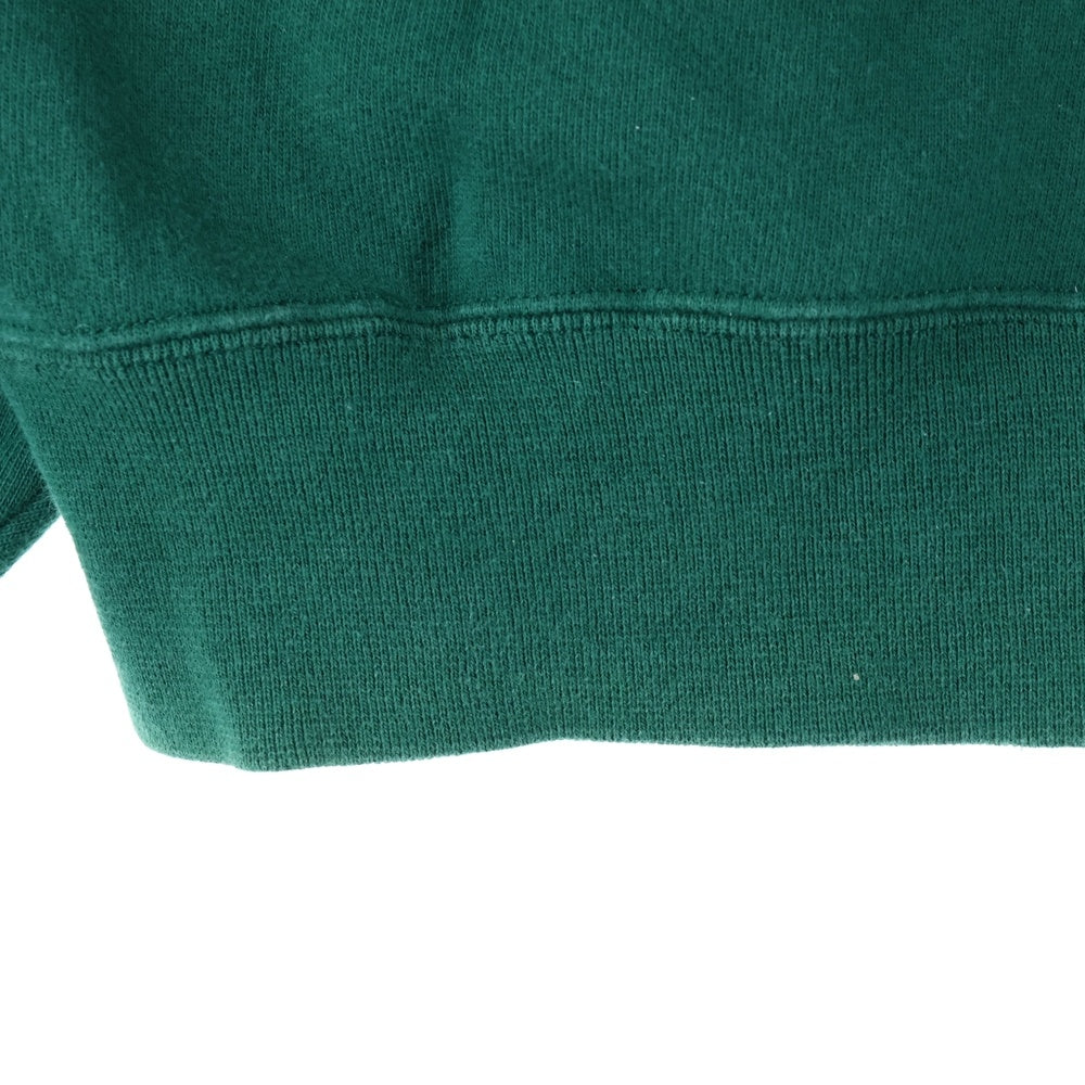 L.L.Bean(エルエルビーン) RUSSELL ラッセル 別注 無地 前V クルーネックスウェット トレーナー グリーン