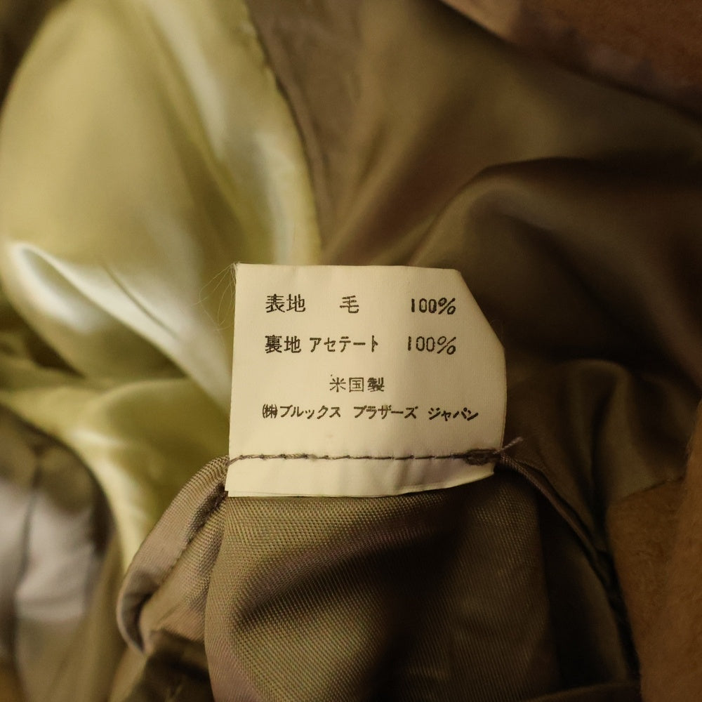 BROOKS BROTHERS(ブルックス ブラザーズ) ウール 2B テーラードジャケット ブラウン