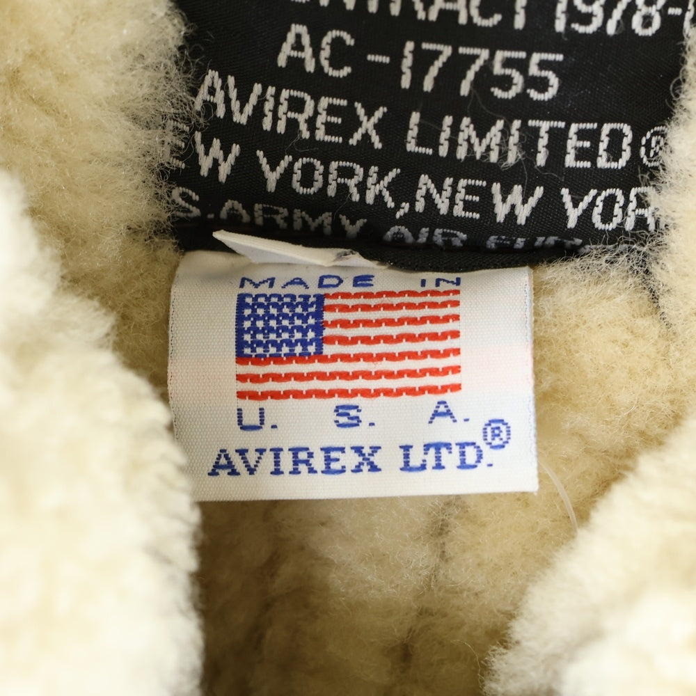 AVIREX(アヴィレックス) TYPE B-6 ムートンフライトジャケット ブラウン AC-17755
