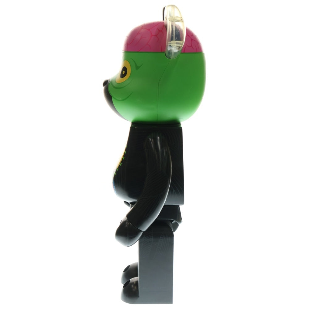 MEDICOM TOY(メディコムトイ) BE@RBRICK Original Fake ×KAWS Companion Dissected Grey 1000% カウズ ベアブリック フィギュア 人体模型 ブラック/マルチ