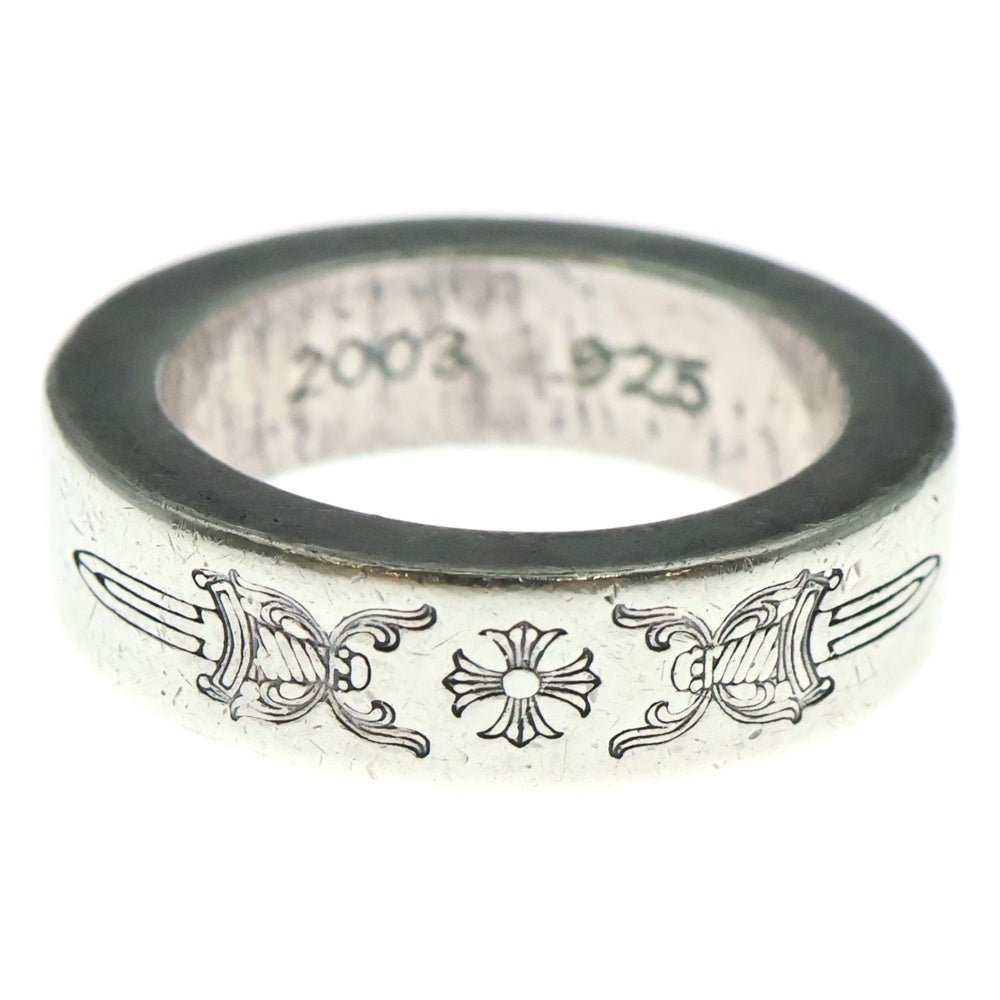CHROME HEARTS(クロムハーツ) 6mm SPACER DAGGER 6mmスペーサーリング ダガー シルバー BCA335