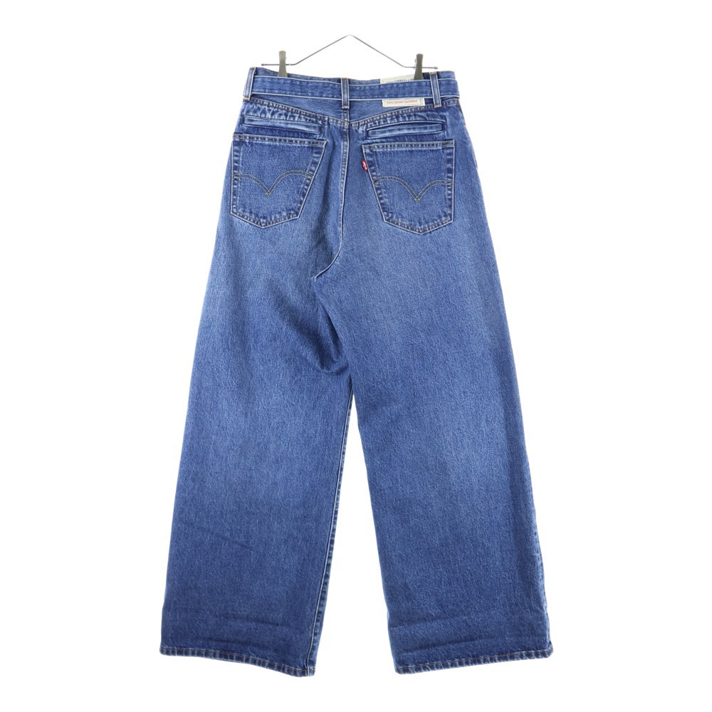 Sacai(サカイ) 25SS ×Levi's Denim Pants リーバイスデニムパンツ ベルト付き ワイド バギーデニムパンツ インディゴ 25-0962S
