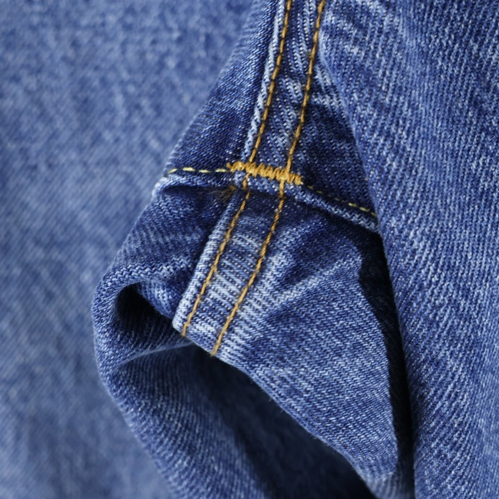 Sacai(サカイ) 25SS ×Levi's Denim Pants リーバイスデニムパンツ ベルト付き ワイド バギーデニムパンツ インディゴ 25-0962S