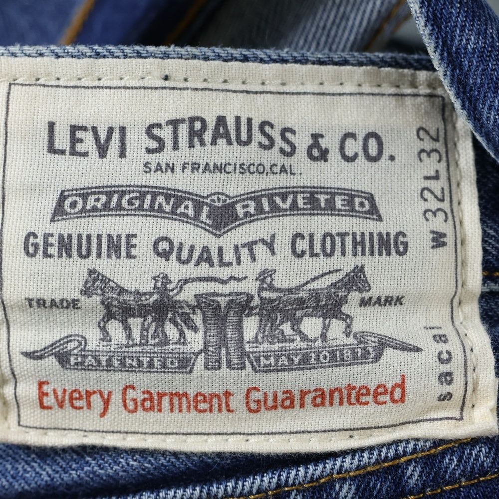 Sacai(サカイ) 25SS ×Levi's Denim Pants リーバイスデニムパンツ ベルト付き ワイド バギーデニムパンツ インディゴ 25-0962S