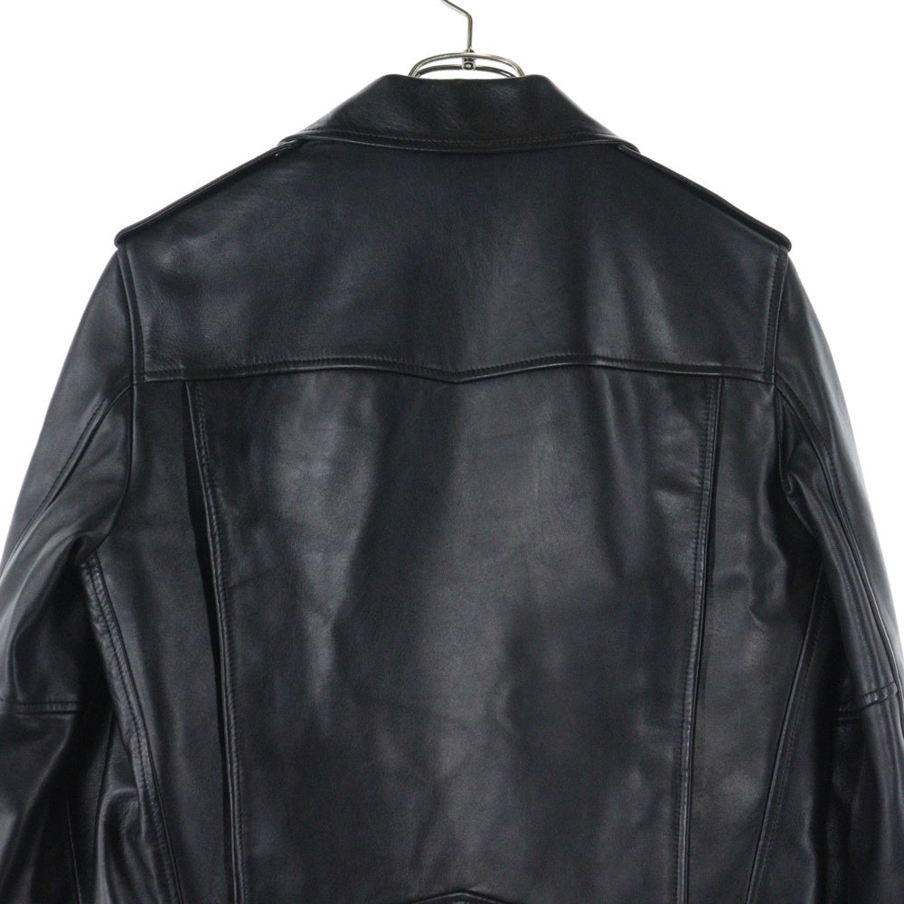 SAINT LAURENT PARIS(サンローランパリ) 17AW クラシック モーターサイクル レザー ダブルライダース ジャケット ブラック L01O 484280 Y5YA2