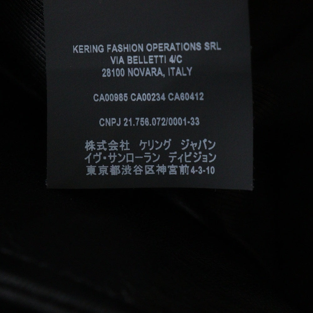 SAINT LAURENT PARIS(サンローランパリ) 17AW クラシック モーターサイクル レザー ダブルライダース ジャケット ブラック L01O 484280 Y5YA2