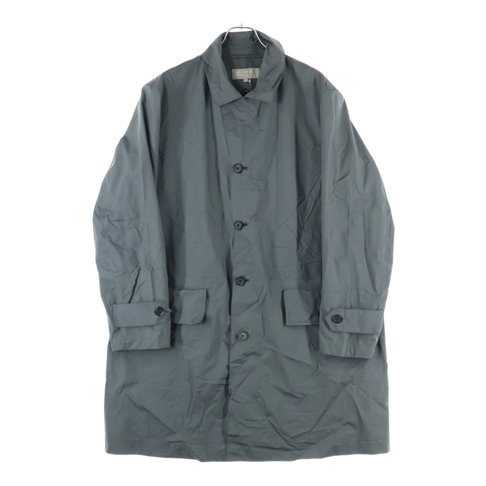 MARGARET HOWELL(マーガレットハウエル) GORE-TEX ゴアテックス 5B ナイロン チェスターコート グレー 579-110503
