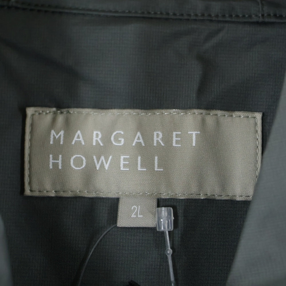 MARGARET HOWELL(マーガレットハウエル) GORE-TEX ゴアテックス 5B ナイロン チェスターコート グレー 579-110503
