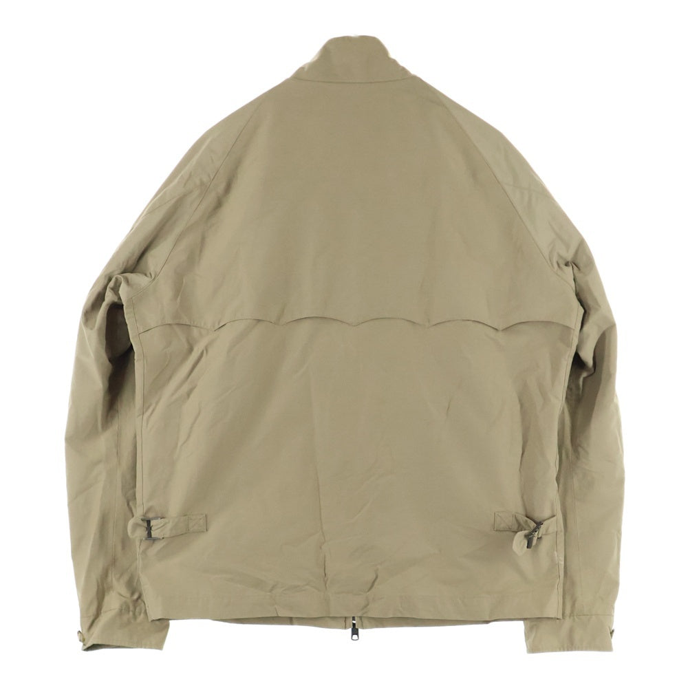 BARACUTA(バラクータ) G4 クラシック チェックライニング ジップアップ ドライビングコート ベージュ 211MBRCPS0777