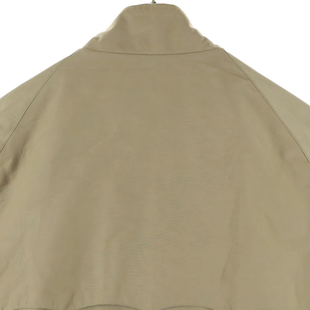 BARACUTA(バラクータ) G4 クラシック チェックライニング ジップアップ ドライビングコート ベージュ 211MBRCPS0777