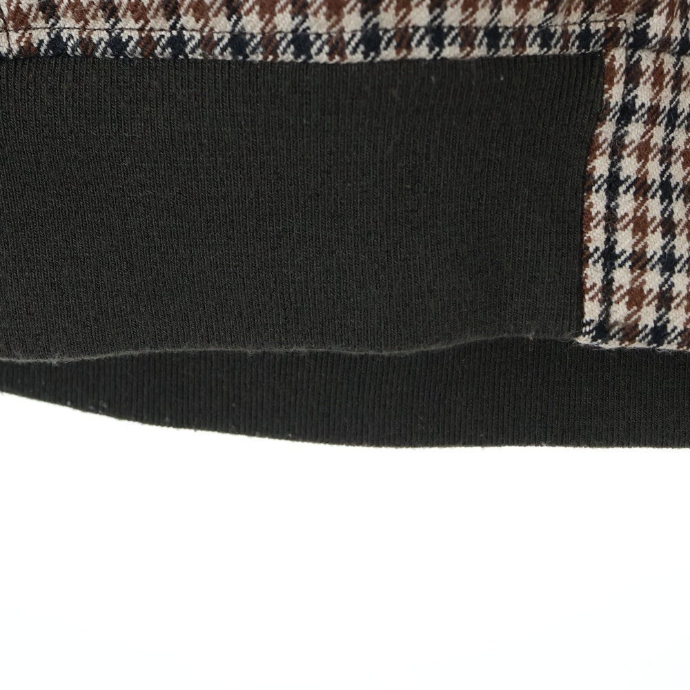 Acuascutum(アクアスキュータム) CLUB CHECK HARRINGTON JACKET クラブチェック ハリントン ジップアップジャケット ブラウン 2203412002-39