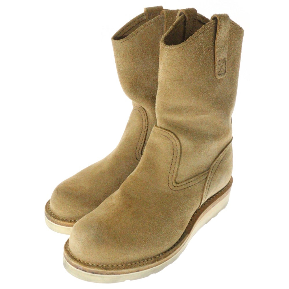 Wesco(ウエスコ) MORRISON モリソン スエードレザー ウエスタン エンジニアブーツ ベージュ