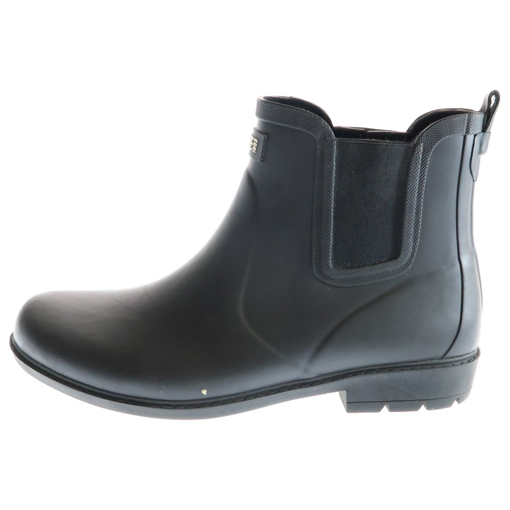 AIGLE(エーグル) ロゴパッチ ハイカット レインブーツ ブラック FS9457