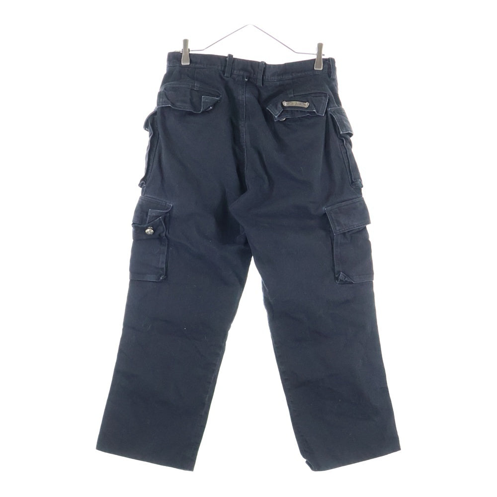 CHROME HEARTS(クロムハーツ) 旧型 FLEURKNEE FATIGUE PANTS フレアニー ファティーグ カーゴパンツ ブラック/シルバー