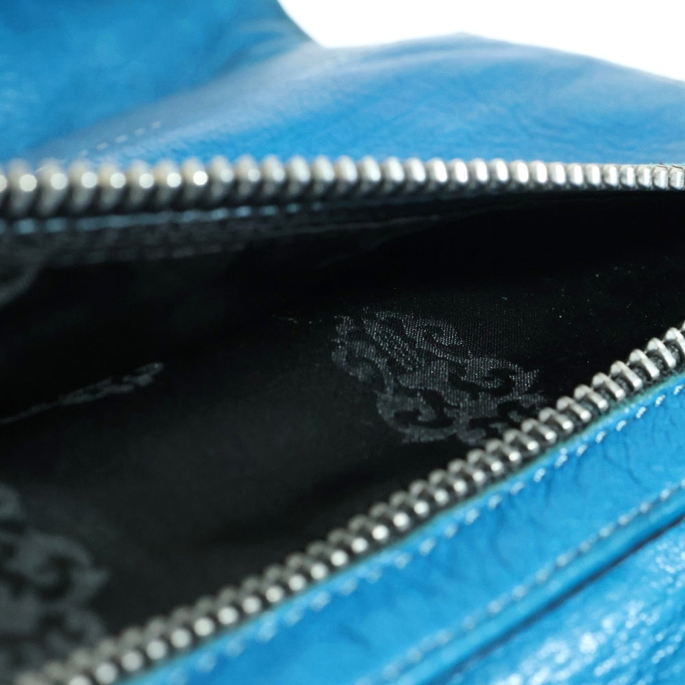 CHROME HEARTS(クロムハーツ) WAVE4 QLT 3SNP #4 ウェーブ キルティング レザー ロングウォレット 長財布 ピンク