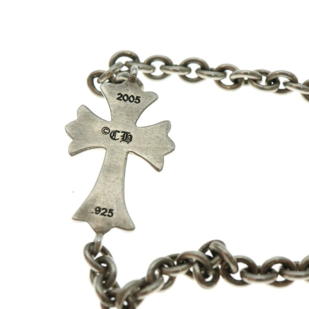 CHROME HEARTS(クロムハーツ) CHN TNY CH CRS タイニーCHクロスチェーン ブレスレット シルバー BCA136