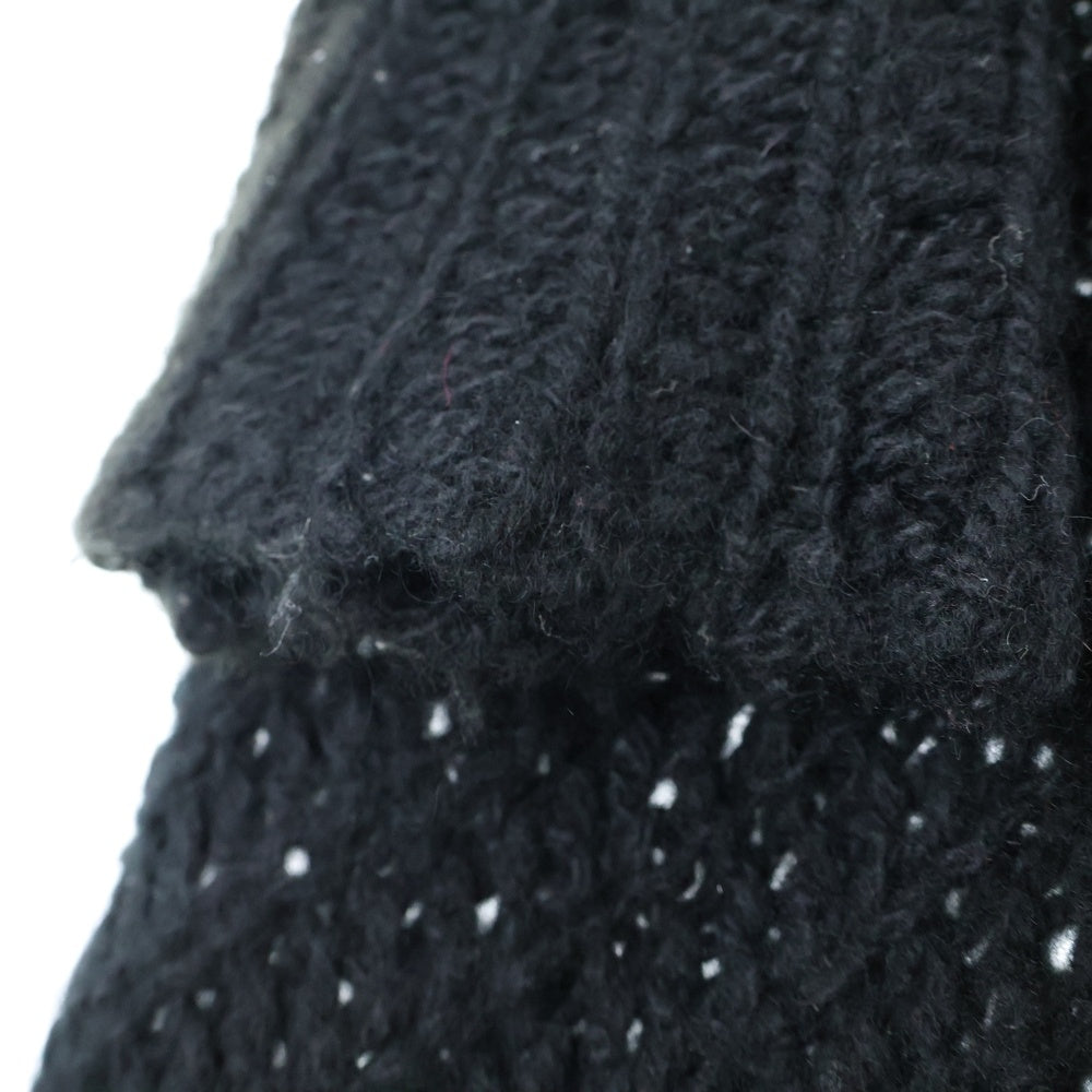 CHROME HEARTS(クロムハーツ) CHプラスパッチ付き カシミヤ モヘヤ ニット カーディガン ブラック