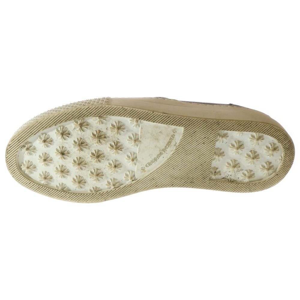 CHROME HEARTS(クロムハーツ) SLIP ON スリッポン ダガー装飾 レザー ローカットスニーカー シューズ ブラック レディース