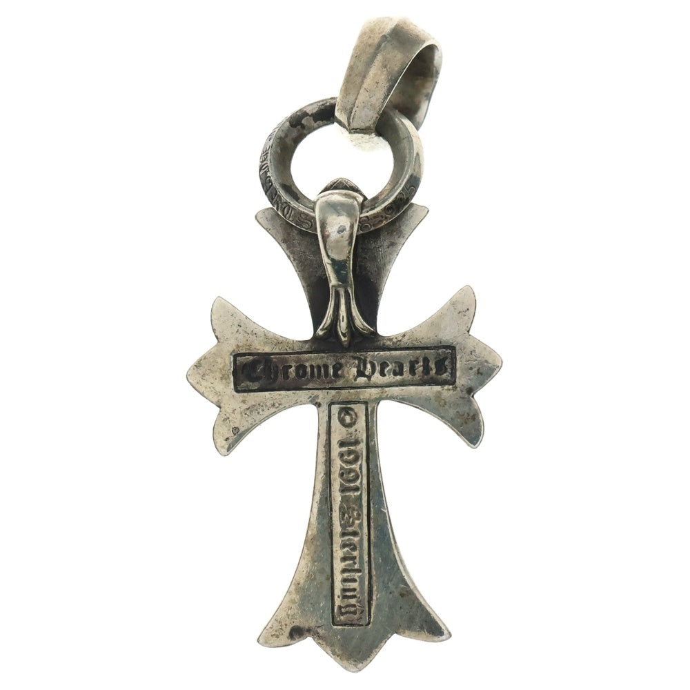 CHROME HEARTS(クロムハーツ) CH CRS SML W/BALE Wベイル スモールCHクロス ペンダントトップ シルバー BCA218