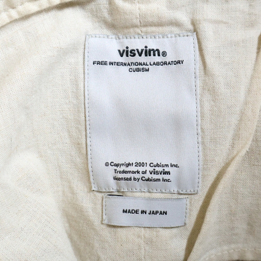 VISVIM(ヴィスヴィム) 16SS PASTORAL PANTS ボタンフライ パストラル パンツ ベージュ 0116105008013