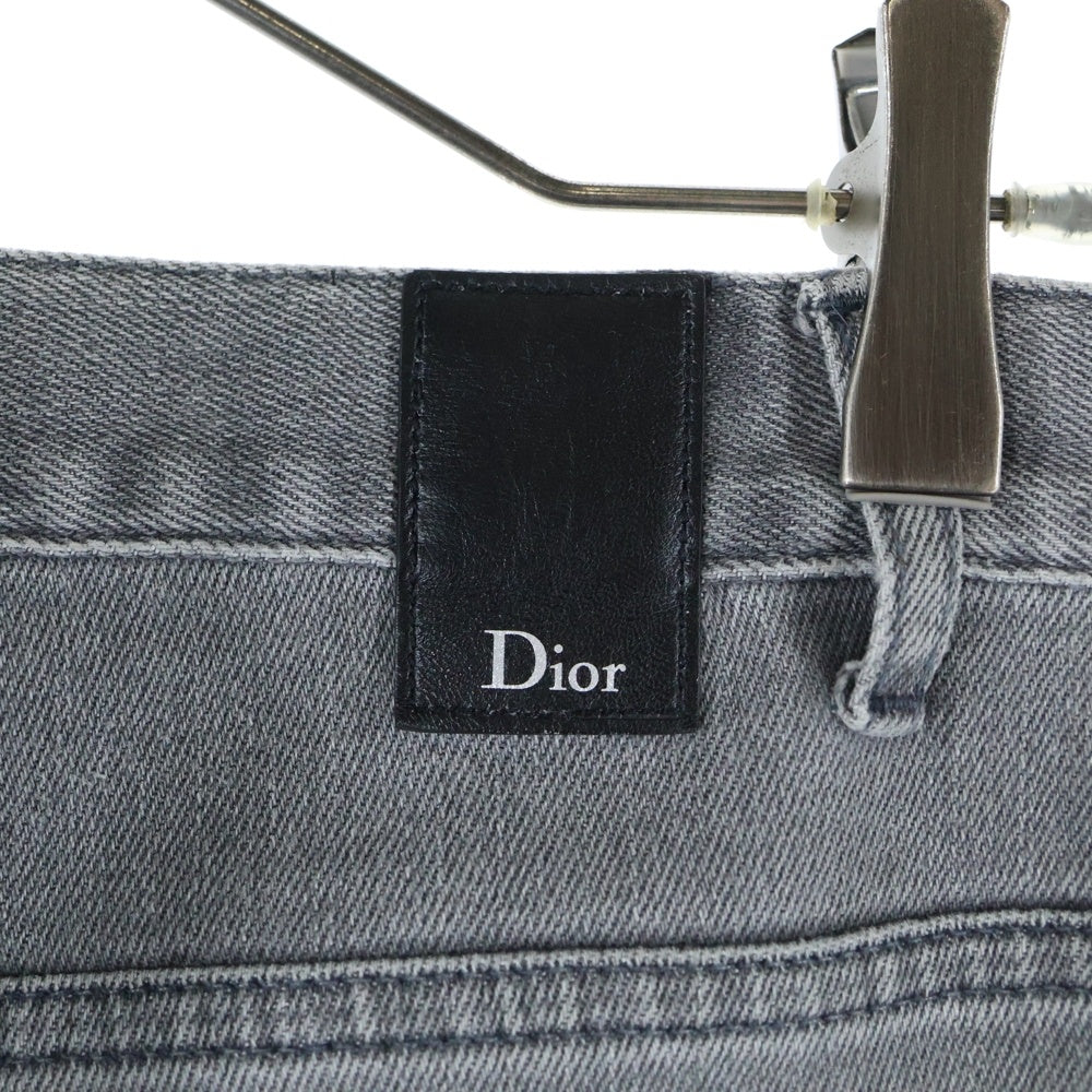 DIOR(ディオール) Atelier アトリエバックジップ ボタンフライ デニムパンツ ブラック 863DS28T079X