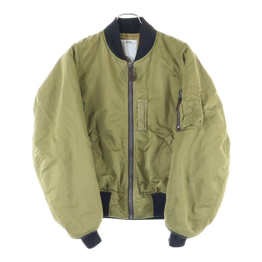 VISVIM(ヴィスヴィム) 16AW THORSON JKT ジップアップ フライトジャケット カーキ 0116205013037