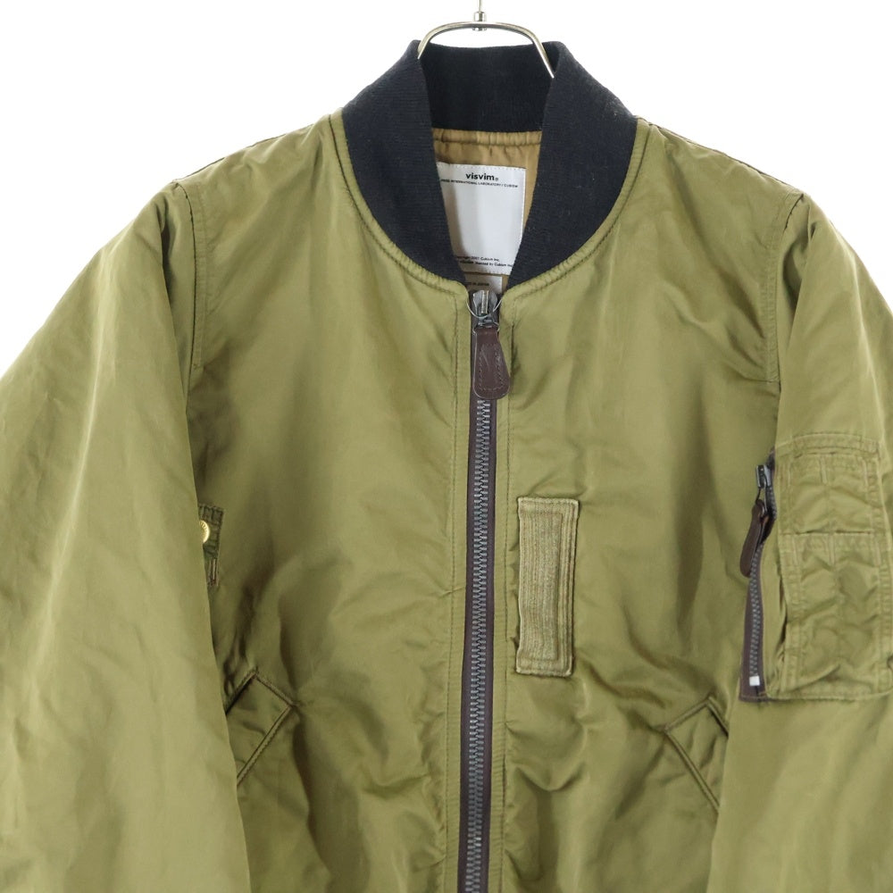 VISVIM(ヴィスヴィム) 16AW THORSON JKT ジップアップ フライトジャケット カーキ 0116205013037