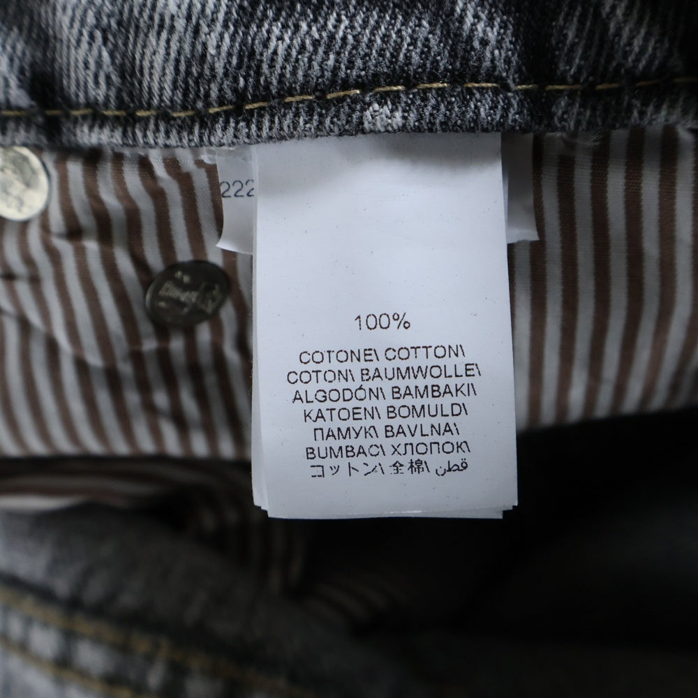 BRUNELLO CUCINELLI(ブルネロクチネリ) ボタンフライ テーパード デニムパンツ ブラック
