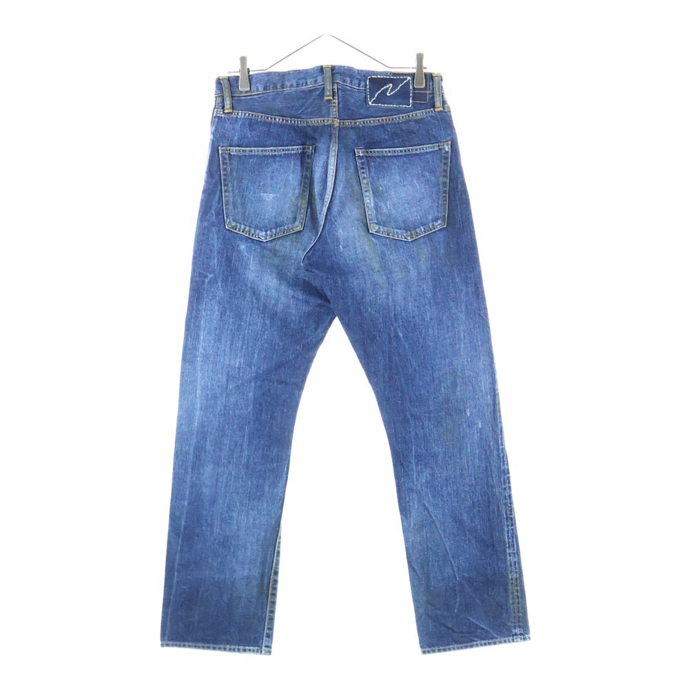 VISVIM(ヴィスヴィム) 16SS SOCIAL SCULPTURE DENIM ダメージ加工 ジッパーフライ デニム パンツ ジーンズ 0116105005015