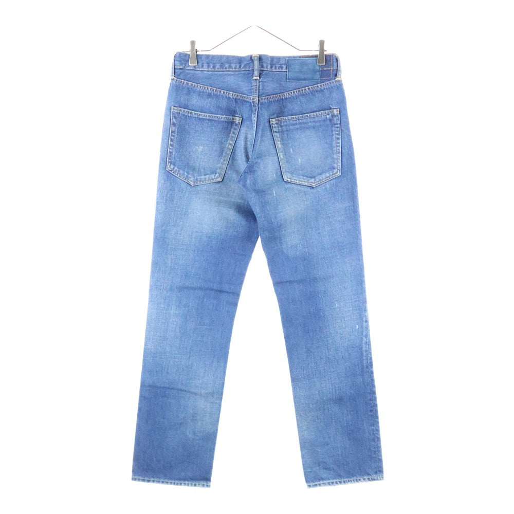 VISVIM(ヴィスヴィム) 16SS SOCIAL SCULPTURE DENIM ダメージ加工 ジッパーフライ デニム パンツ ジーンズ 0116105005015