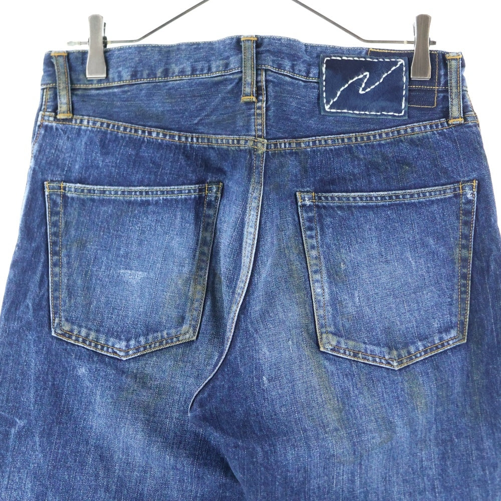 VISVIM(ヴィスヴィム) 16SS SOCIAL SCULPTURE DENIM ダメージ加工 ジッパーフライ デニム パンツ ジーンズ 0116105005015