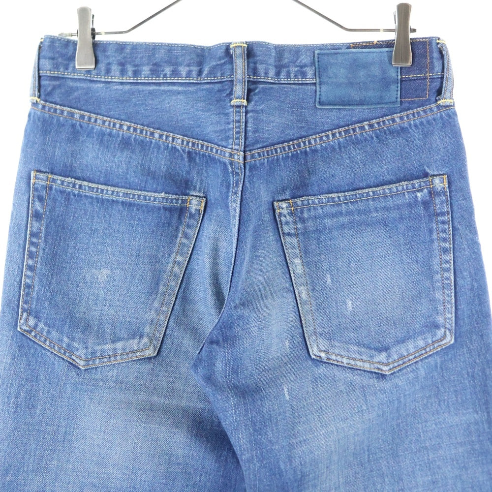 VISVIM(ヴィスヴィム) 16SS SOCIAL SCULPTURE DENIM ダメージ加工 ジッパーフライ デニム パンツ ジーンズ 0116105005015