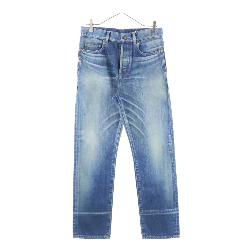 SAINT LAURENT PARIS(サンローランパリ) ボタンフライ ストレートデニムパンツ インディゴ 625675 Y945Q