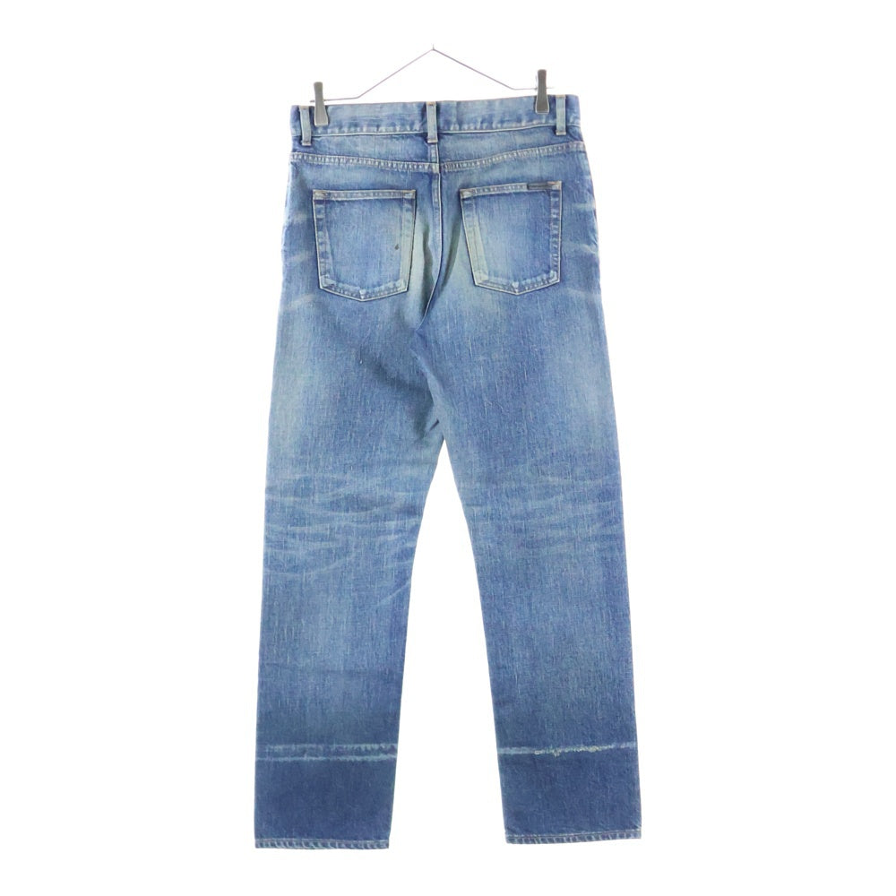 SAINT LAURENT PARIS(サンローランパリ) ボタンフライ ストレートデニムパンツ インディゴ 625675 Y945Q