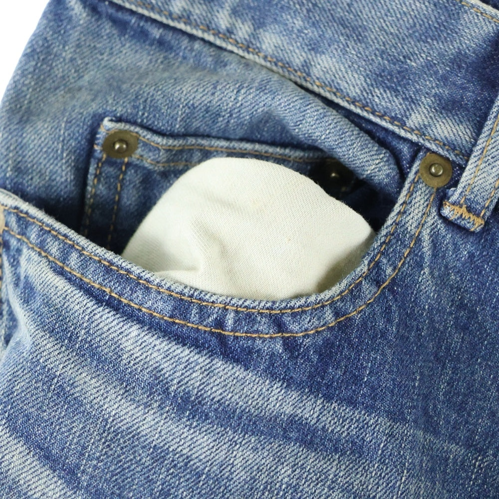 SAINT LAURENT PARIS(サンローランパリ) ボタンフライ ストレートデニムパンツ インディゴ 625675 Y945Q