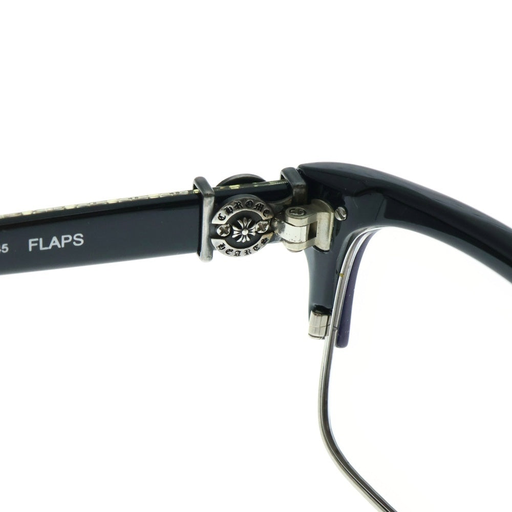 CHROME HEARTS(クロムハーツ) FLAPS フラプス メガネ サングラス アイウェア ブラック/シルバー