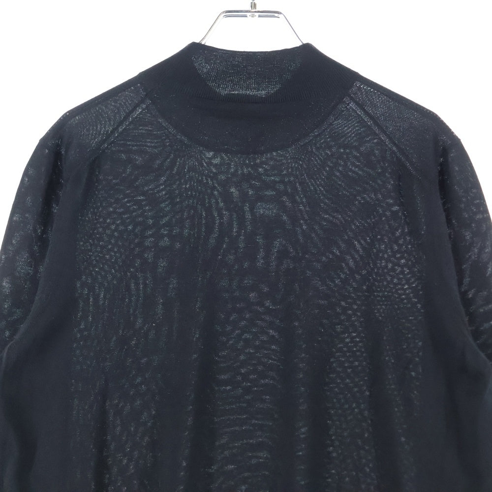 CELINE(セリーヌ) モックネック ミラノウール ニットセーター ブラック 2A866395D