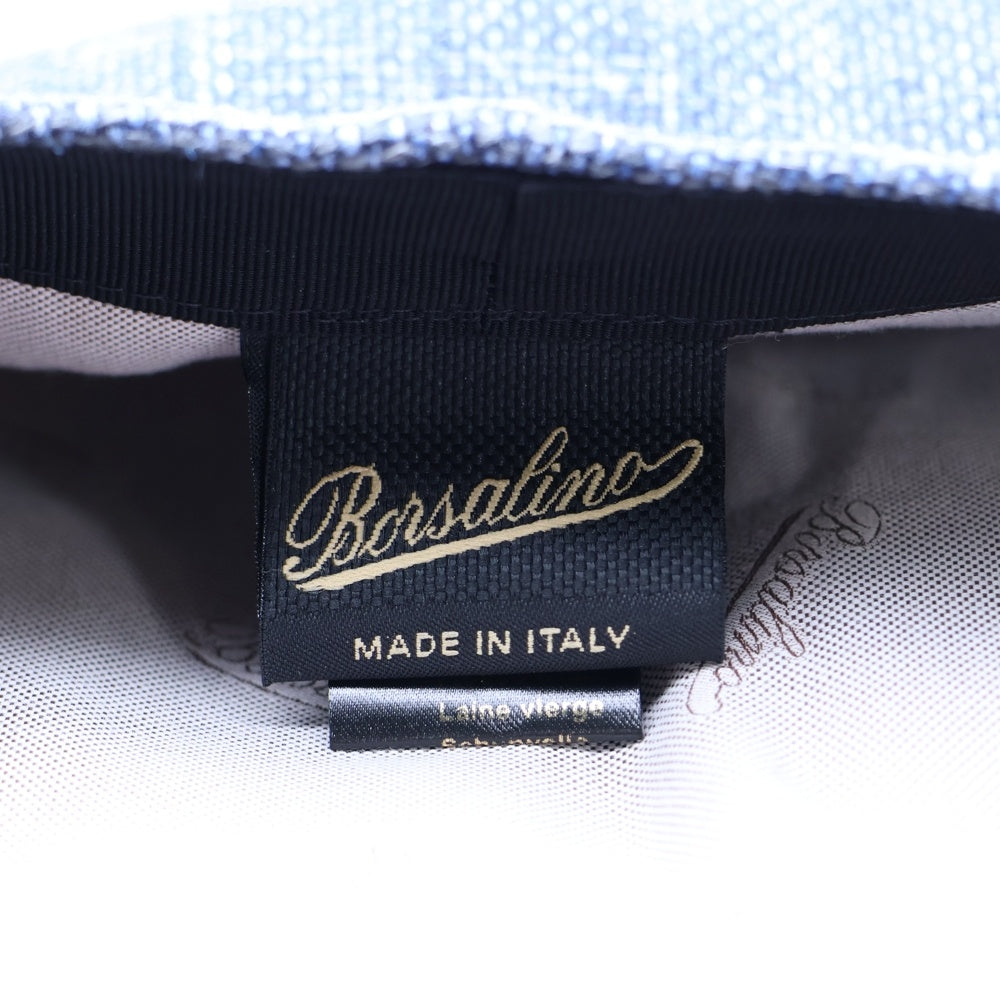 Borsalino(ボルサリーノ) ハンチング キャスケット 帽子 キャップ インディゴ