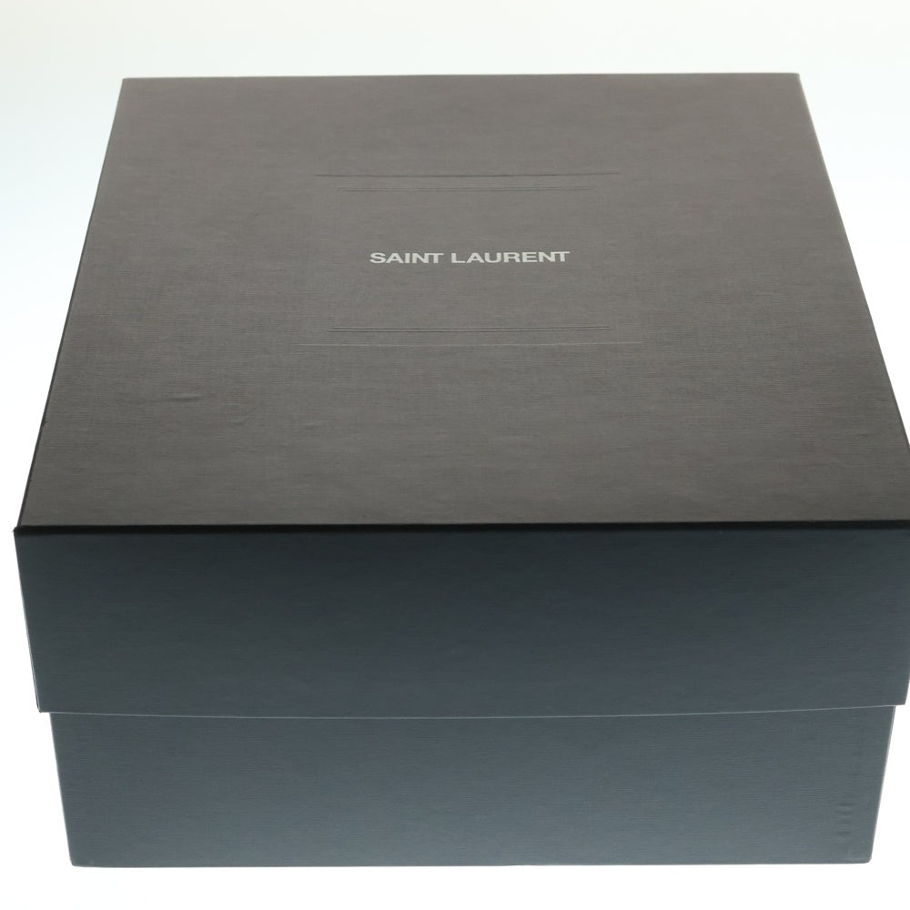 SAINT LAURENT PARIS(サンローランパリ) CHAPEAU LIAM シャポー ウール ロゴプレート 中折れハット 帽子 ブラック 634242-4YG07
