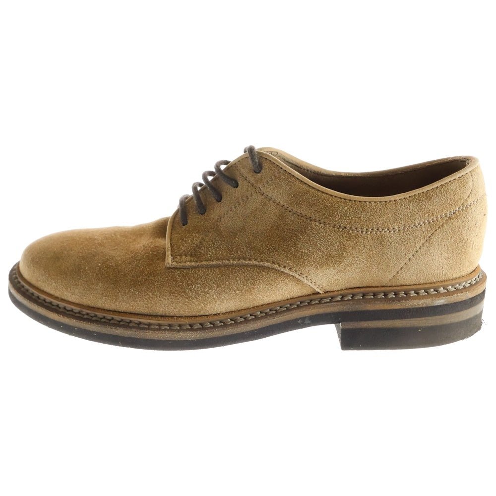 BRUNELLO CUCINELLI(ブルネロクチネリ) レースアップ プレーントゥ スエード ローカットシューズ ブラウン