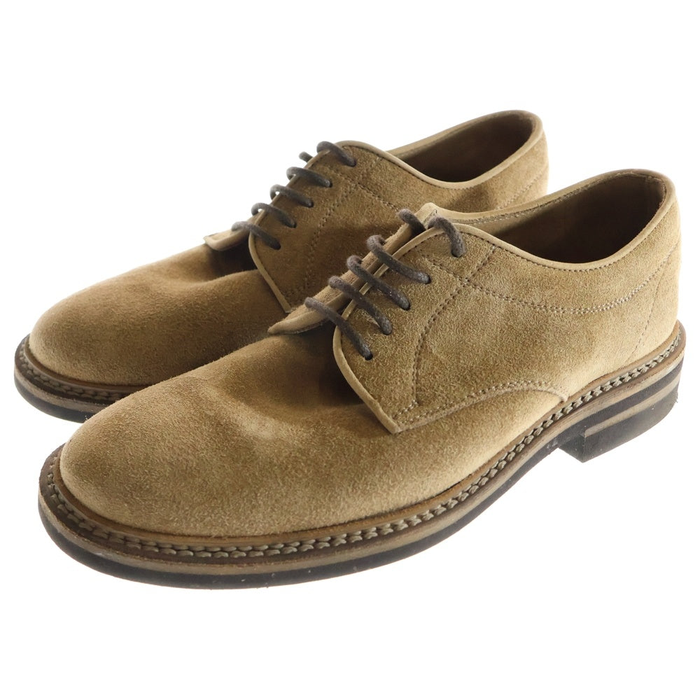 BRUNELLO CUCINELLI(ブルネロクチネリ) レースアップ プレーントゥ スエード ローカットシューズ ブラウン