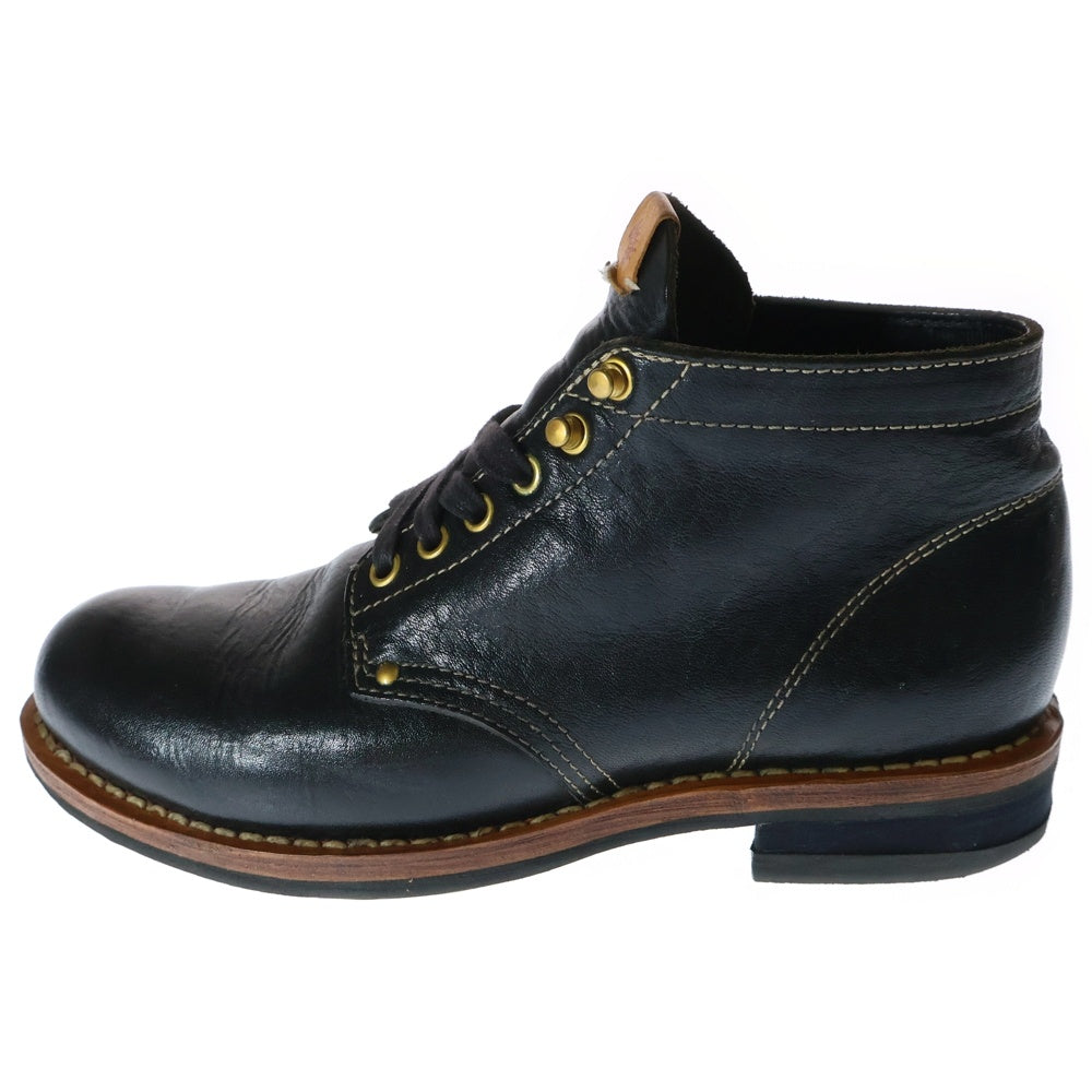 VISVIM(ヴィスヴィム) BRIGADIER BOOTS レザー ブルガディア レースアップ ブーツ ブラック