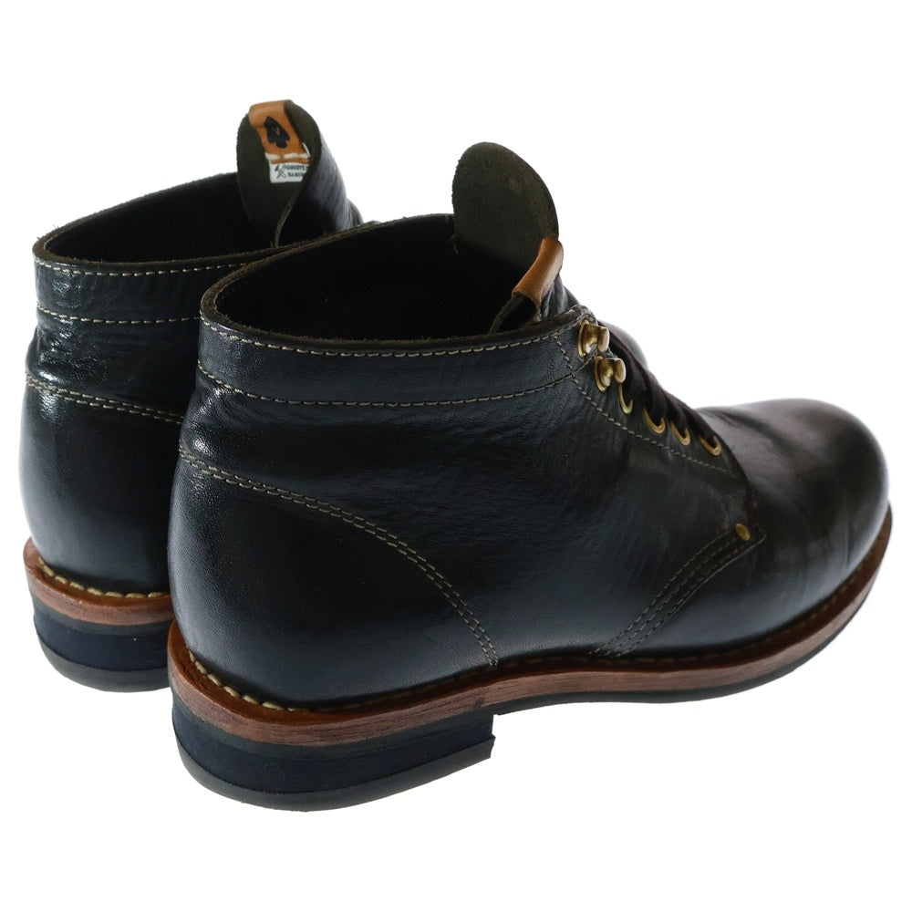 VISVIM(ヴィスヴィム) BRIGADIER BOOTS レザー ブルガディア レースアップ ブーツ ブラック
