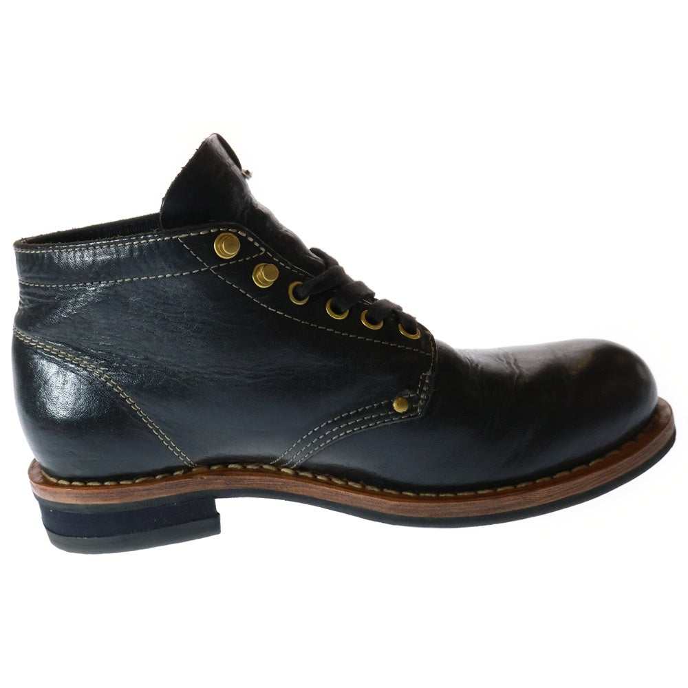 VISVIM(ヴィスヴィム) BRIGADIER BOOTS レザー ブルガディア レースアップ ブーツ ブラック