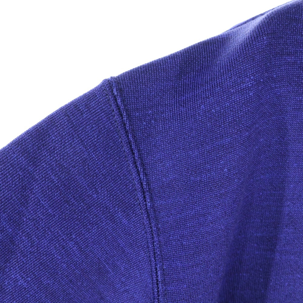 YOAK(ヨーク) 24AW 3/4 ZIP PULLOVER SWEAT SHIRT ジップ プルオーバー スウェット シャツ トレーナー ブルー