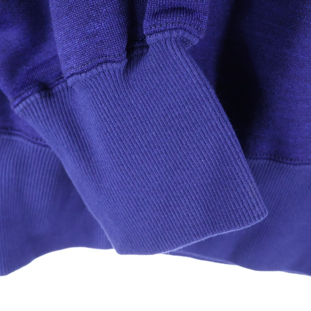 YOAK(ヨーク) 24AW 3/4 ZIP PULLOVER SWEAT SHIRT ジップ プルオーバー スウェット シャツ トレーナー ブルー