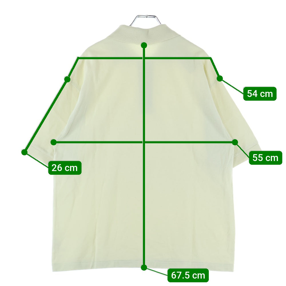 AURALEE(オーラリー) 25SS Pima Cotton Heavy Pique POLO ピケ 半袖ポロシャツ ベージュ A25SP01SK