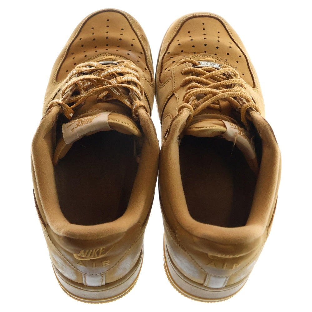 NIKE(ナイキ) ×SUPREME AIR FORCE 1 LOW シュプリーム エアフォース1 ローカットスニーカー ブラウン US9/2cm DN1555-200